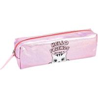 Пенал Cool For School голографический 1 отделение розовый Фото