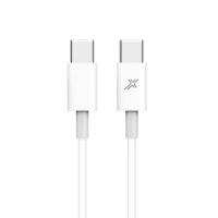 Дата кабель Grand-X USB-C to USB-C 1.0m 20W CC-03W White Фото