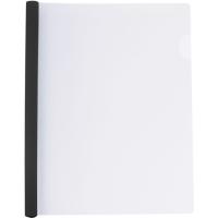 Папка-скоросшиватель Economix А4 с планкой-зажимом 6 мм (2-35 листов), черная Фото