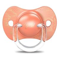 Пустышка Suavinex Gold Edition физиологическая, +18 мес. оранжевая Фото
