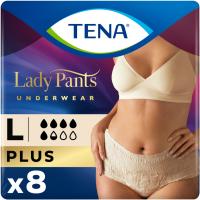 Підгузки для дорослих Tena Lady Pants Plus L для жінок Large 8 шт Creme Фото