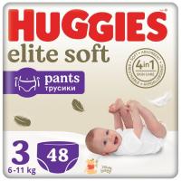 Подгузники Huggies Elite Soft 3 (6-11 кг) Mega 48 шт Фото