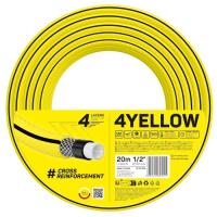 Поливочный шланг Cellfast 4YELLOW 1/2" 20м, 4 шари, до 20 Бар, -10+50C Фото