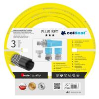 Шланг для поливу Cellfast набір PLUS, 1/2', 25м, 3 шари, зрошувач, комплект Фото