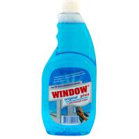 Засіб для миття скла Window Plus З нашатирним спиртом запаска 500 мл Фото