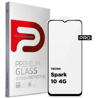 Стекло защитное Armorstandart Pro Tecno Spark 10 4G (KI5q) Black Фото