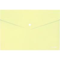 Папка - конверт Economix А4 180 мкм, непрозора, пастельна жовта Фото