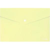 Папка - конверт Economix А4 180 мкм, непрозрачная, пастельная желтая Фото