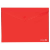 Папка - конверт Economix А5 180 мкм прозрачная, фактура "глянец", красная Фото