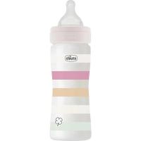 Бутылочка для кормления Chicco Well-Being Colors з силіконовою соскою 2м+ 250 мл Фото