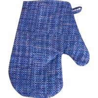 Кухонна прихватка MirSon рогожа/напівпанама №209 - Blue binding Фото