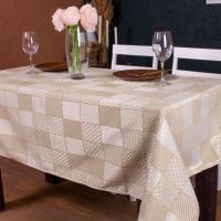 Скатерть MirSon Жаккард №301 Jacquard Olive 140x140 см Фото