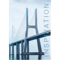Канцелярська книга Axent Inspiration А4 у твердій обкладинці 96 аркуші кліт Фото