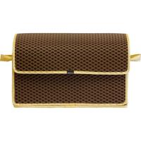 Сумка-органайзер EVAtech 30x49x25 см Коричневый с бежевым кантом Фото