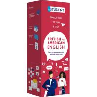 Навчальний набір English Student Картки для вивчення англійської мови American vs B Фото