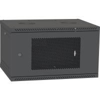 Шкаф настенный Ipcom 6U, 600*450, перфорированные дверцы, RAL9005 Фото