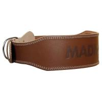 Атлетический пояс MadMax MFB-246 Full leather шкіряний Chocolate Brown XL Фото