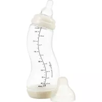 Бутылочка для кормления Difrax S-bottle Natural із силіконовою соскою, 250 мл Фото