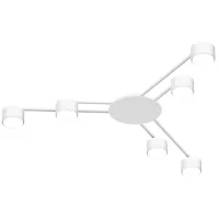 Світильник Videx під лампу 6xGX53 накладний Білий Фото