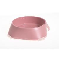 Посуда для собак Fiboo Миска без антиковзких накладок L рожева Фото