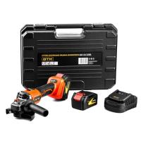Шлифовальная машина GTM AGC18/125BL, 125мм, 18В, 3000-8500об/мин, 2x4Ah Фото