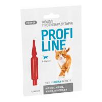 Краплі для тварин ProVET Profiline інсектоакарицид для котів 4-8 кг 1/1 мл Фото