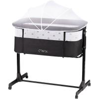 Ліжечко MoMi Приставне ліжечко MoMi REVO (колір - dark grey) Фото