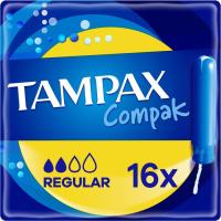 Тампоны Tampax Compak Regular с аппликатором 16 шт. Фото