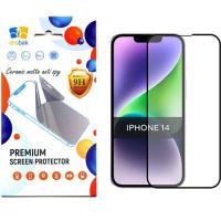 Стекло защитное Drobak Matte Ceramics Anty Spy Apple iPhone 14 Pro Фото