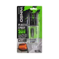 Автомобильный клей WINSO епоксидний двокомпонентний Plastic Epoxy 30g Фото
