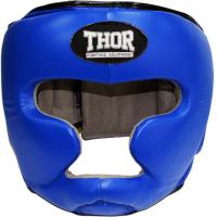Боксерский шлем Thor 705 XL Шкіра Синій Фото