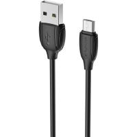 Дата кабель BOROFONE USB 2.0 AM to Micro 5P 1.0m BX19 Benefit 2.4A Blac Фото