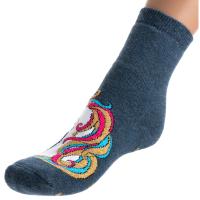 Шкарпетки дитячі Bross махровые с единорогом Фото