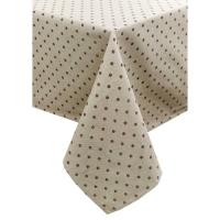 Скатерть Прованс Горох коричневый Хозяйка 120х136 см Фото