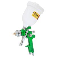 Краскопульт Sigma HVLP 1.3+1.7 верхний бак, (зеленый) Фото