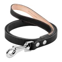 Поводок для собак Collar одинарный непрошитый Ш 14 мм Д 122 см черный Фото