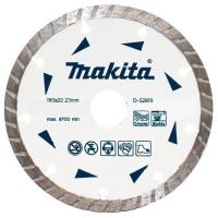 Круг отрезной Makita алмазний по бетону та мармуру турбо 180x22.23 мм Фото