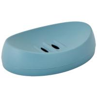 Мыльница Алеана Пластиковая Сизо-голубая Фото
