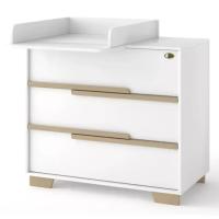 Комод-пеленатор Angelo Loft (бело-мокко) 90х51х90 Фото