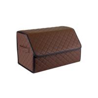 Сумка-органайзер EVAtech ECO M 30x30x50 см коричневая с коричневой нитью Фото