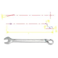 Ключ KING TONY рожково-накидной 45 градусов 6 мм Фото