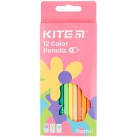 Олівці кольорові Kite Fantasy Pastel 12 кольорів Фото