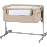 Кроватка Kinderkraft Приставне ліжечко-люлька Neste Up 2 Beige Фото