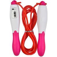 Скакалка X-TREME з лічильником довжина 260 см рожева Фото