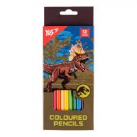 Олівці кольорові Yes 12 кол Jurassic World хакі Фото