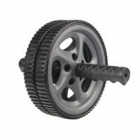 Ролик для пресса LiveUp Exercise Wheel 18 см чорний, сірий LS3160B Фото