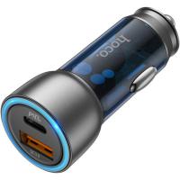 Зарядное устройство HOCO NZ8 USB-A/Type-C Blue Фото