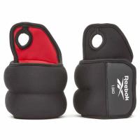 Утяжелитель Reebok Wrist Weights чорний, червоний RAWT-11211 1.0 кг Фото