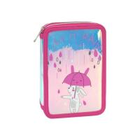 Пенал Cool For School 2 отделения с отворотами Розовый Фото