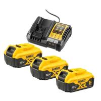 Набор аккумулятор + зарядное устройство DeWALT 10,8 - 54 В, 4A, 18В XR Li-Ion, 3 x 5Ah DCB184 Фото